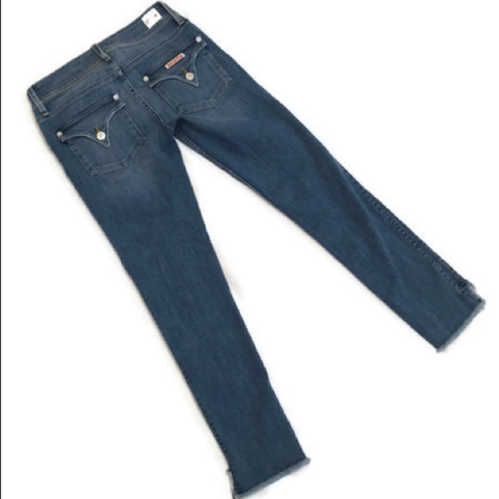 Hudson Skinny Jeans With Notched Raw Hem - Picture 5 of 7